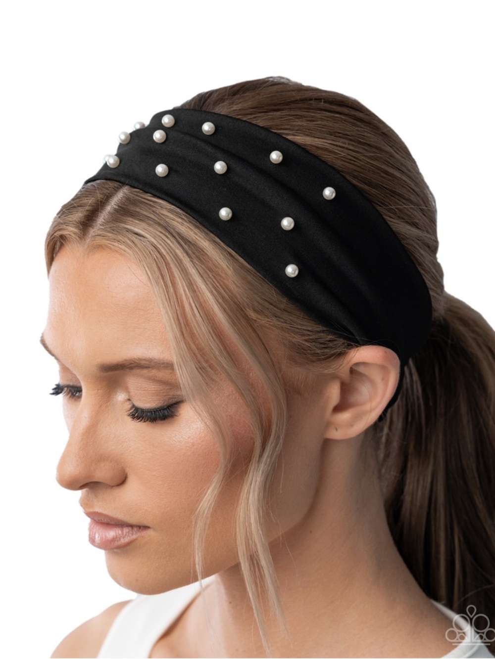 Placid Pearls - Headband - Paparazzi Accessories